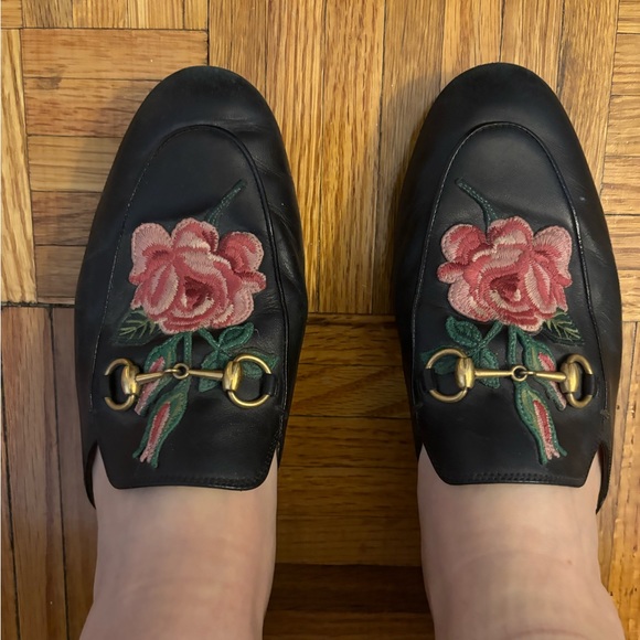 Gucci Backless Loafers - Picture 4 of 6